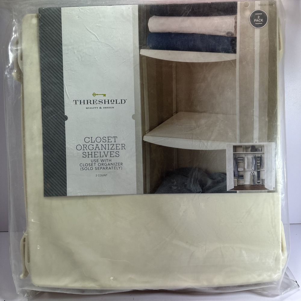 Threshold Closet Organizer Shelves ✨2 Pack ✨Plastic